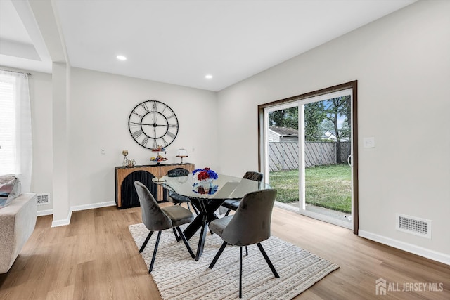 35 Glenville Rd, Edison, NJ 08817 - dining room with light wood finished floors and recessed lighting