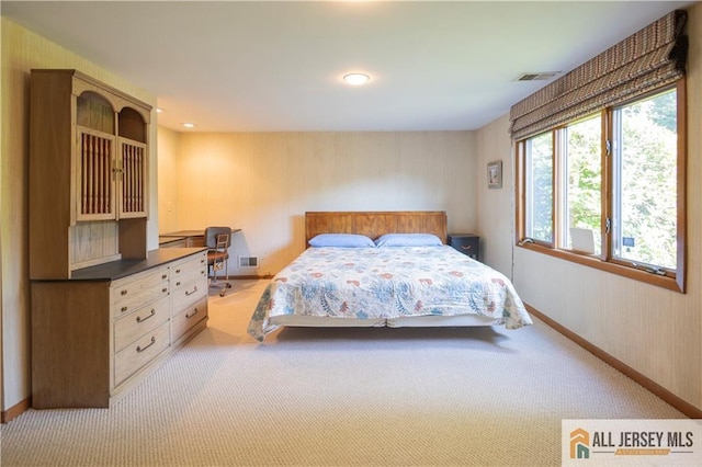 12 Tompkins Rd, East Brunswick, NJ 08816 - bedroom with light carpet, recessed lighting, and an office area