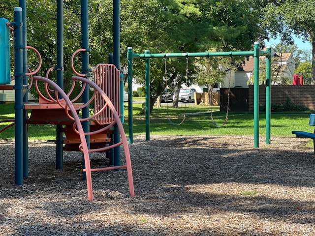 view of play area