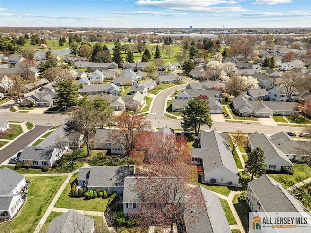 aerial perspective of suburban area