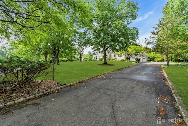 21 Shadyside Ct, Branchburg, NJ 08876 - view of front of home featuring driveway, a front lawn, and a garage