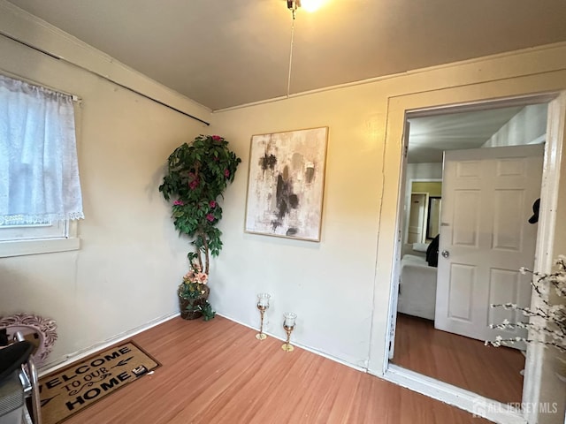 7 Hazelhurst St, New Brunswick, NJ 08901 - unfurnished dining area with wood finished floors
