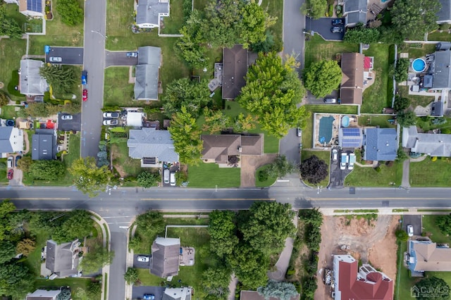 birds eye view of property featuring a residential view