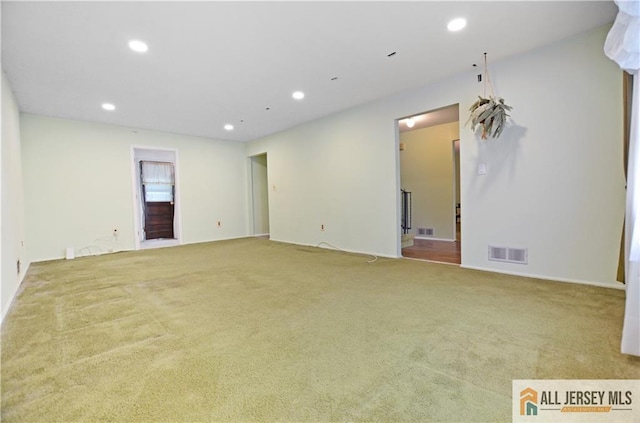 20 Rath Ln, East Brunswick, NJ 08816 - carpeted empty room with recessed lighting
