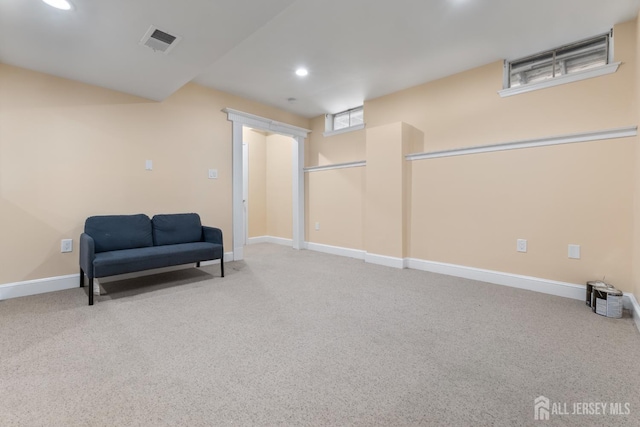 12 Arbor Ct, South Brunswick, NJ 08852 - living area with recessed lighting, carpet floors, and plenty of natural light