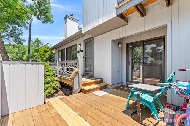 12 Arbor Ct, South Brunswick, NJ 08852 - view of wooden terrace