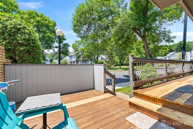 12 Arbor Ct, South Brunswick, NJ 08852 - view of wooden deck
