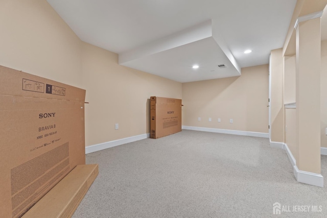 12 Arbor Ct, South Brunswick, NJ 08852 - finished basement with carpet and recessed lighting