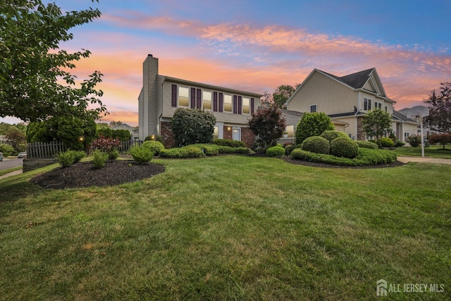 6 E Wintergreen Ave, Edison, NJ 08820 - traditional home with a chimney