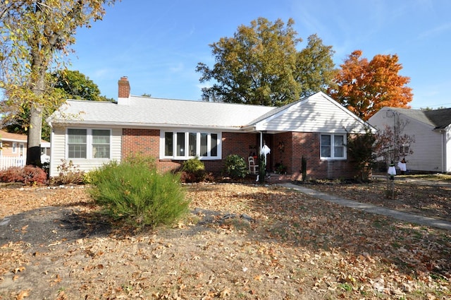 view of front of home