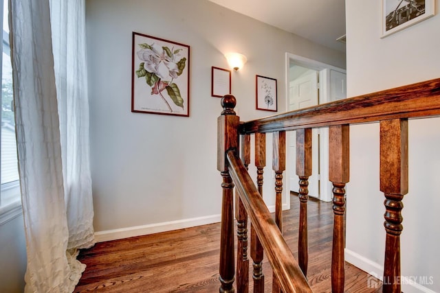 382 Highland St, South Amboy, NJ 08879 - staircase featuring wood finished floors