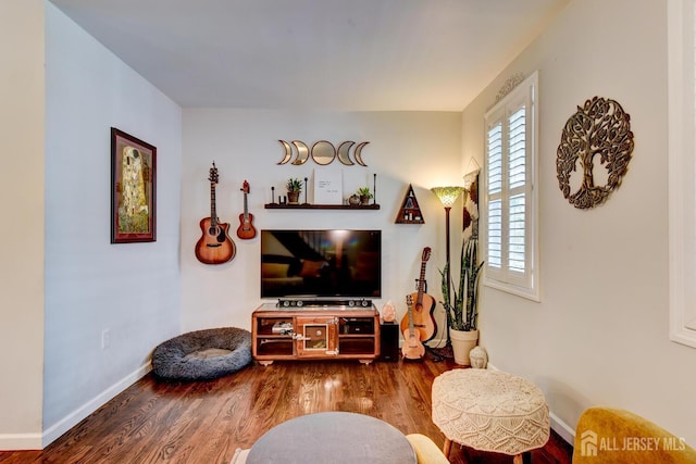 382 Highland St, South Amboy, NJ 08879 - living room featuring wood finished floors