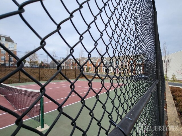 view of tennis court