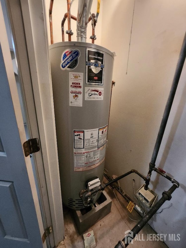 utilities featuring water heater