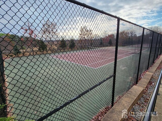 view of tennis court