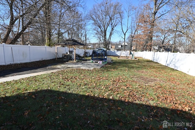 view of yard featuring a patio area