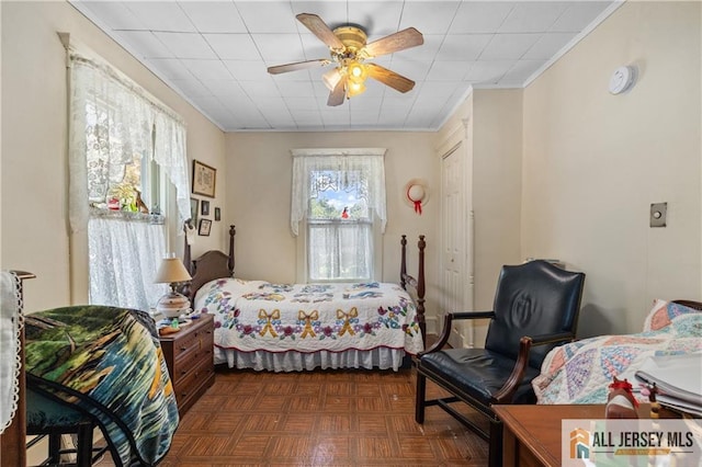 28 Wildwood Ave, Fords, NJ 08863 - bedroom featuring crown molding and ceiling fan