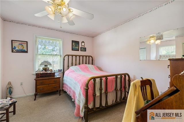 28 Wildwood Ave, Fords, NJ 08863 - carpeted bedroom featuring ceiling fan