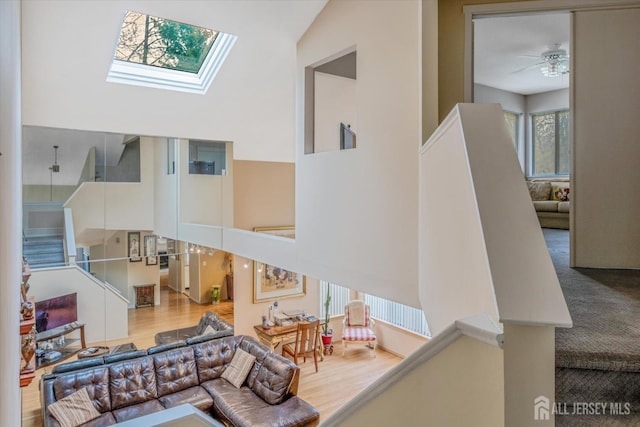 441 Sayre Dr, Plainsboro, NJ 08540 - community lobby featuring high vaulted ceiling
