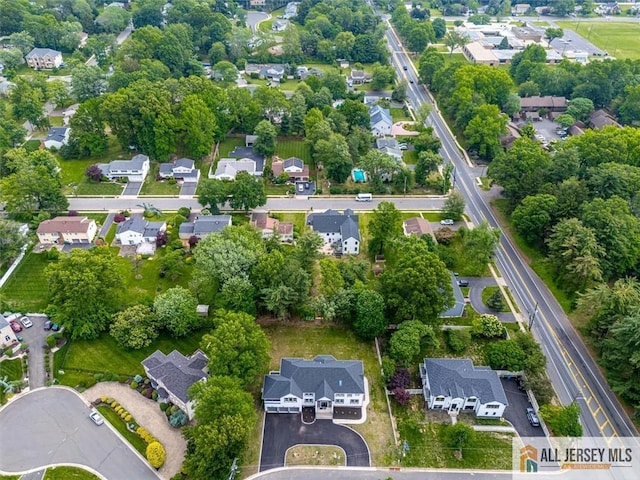 4 Hemlock Dr, Edison, NJ 08820 - aerial view of property's location with nearby suburban area and a tree filled landscape