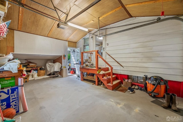 25 Lamar Ave, Edison, NJ 08820 - garage featuring wood walls