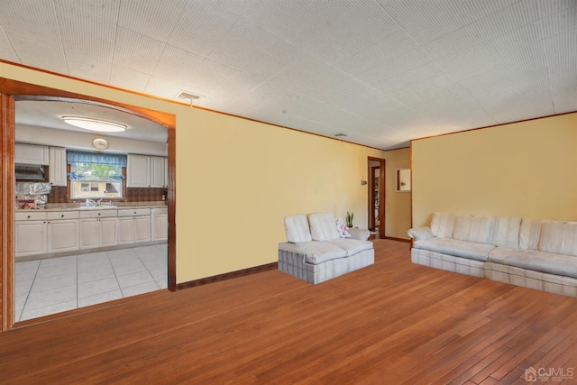 25 Lamar Ave, Edison, NJ 08820 - living area featuring light wood finished floors