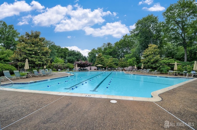 community pool featuring a patio