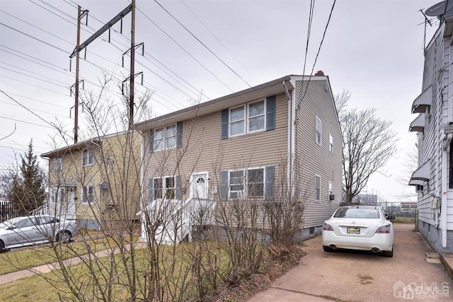 view of front of home