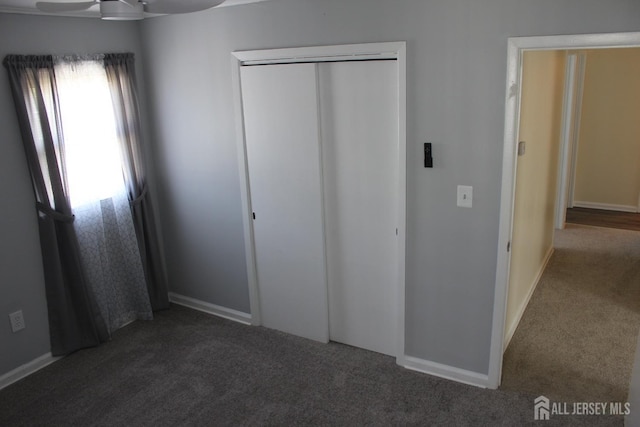2 Haven Ter, Sayreville, NJ 08859 - unfurnished bedroom with carpet floors, a closet, and baseboards