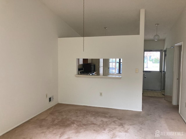 191 Wycoff Way W, East Brunswick, NJ 08816 - unfurnished living room featuring baseboards, carpet flooring, and visible vents