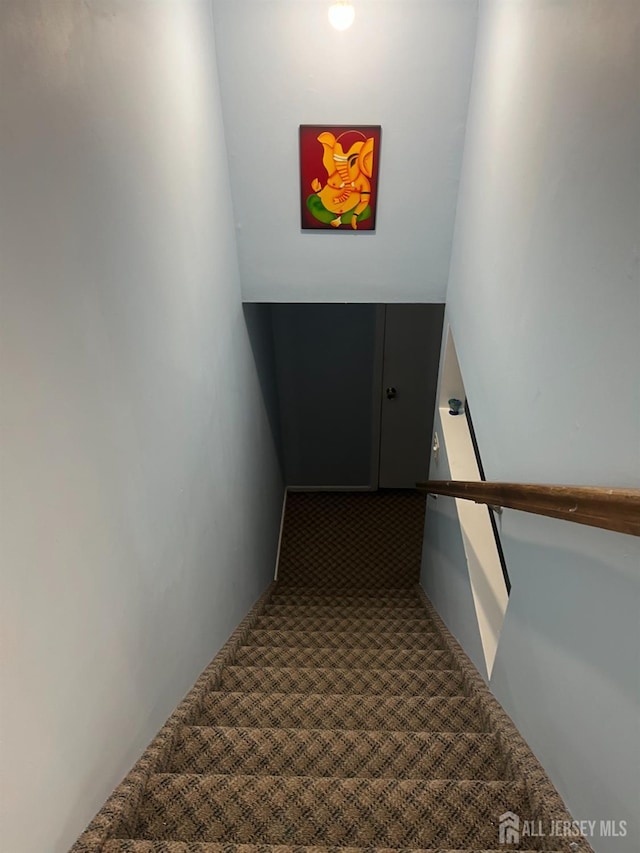 stairs with carpet