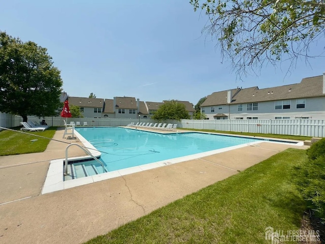 253 Nebula Rd, Piscataway, NJ 08854 - community pool with a patio and a residential view