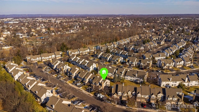 253 Nebula Rd, Piscataway, NJ 08854 - aerial view of property and surrounding area featuring nearby suburban area