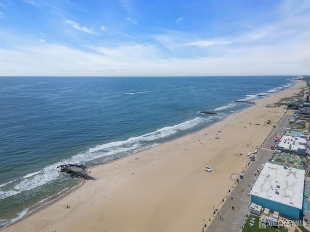water view featuring nearby beach