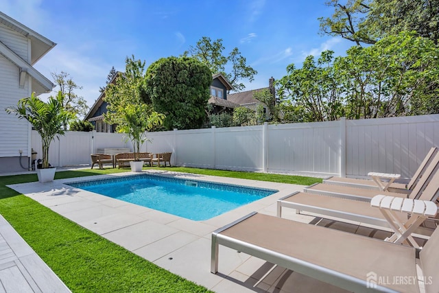 1307 Camp Ave, Ocean, NJ 07712 - view of pool featuring a patio area and a fenced backyard