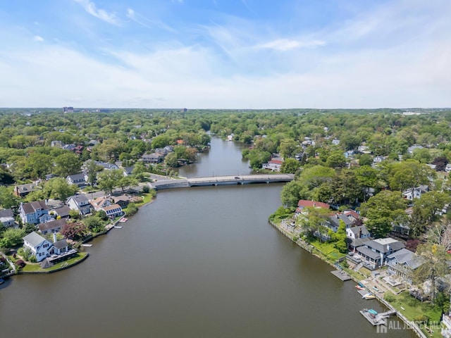 1307 Camp Ave, Ocean, NJ 07712 - aerial perspective of suburban area featuring a large body of water and a notable bridge