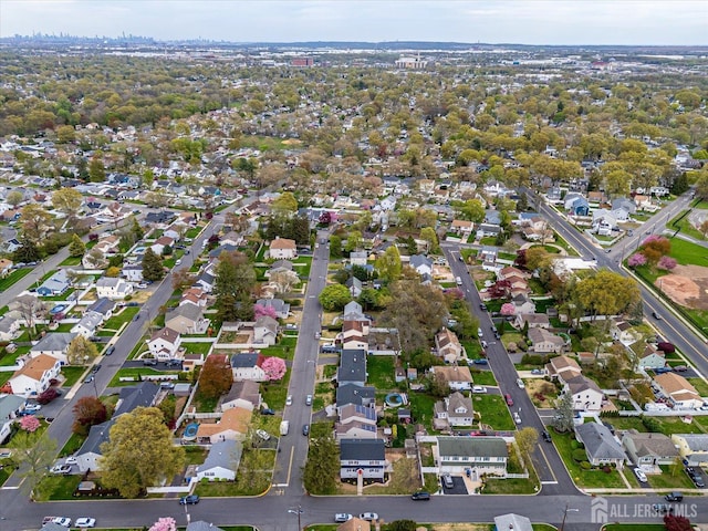 24 Savoy St, Colonia, NJ 07067 - aerial view of property and surrounding area featuring nearby suburban area