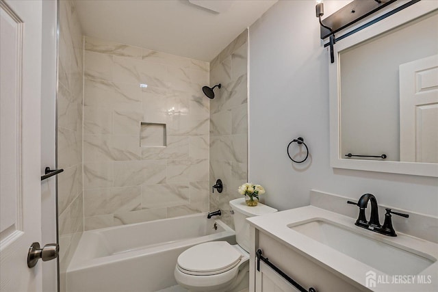 24 Savoy St, Colonia, NJ 07067 - full bathroom featuring vanity, toilet, and  shower combination