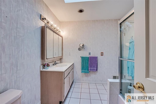 27 Revere Ct, West Windsor, NJ 08550 - bathroom featuring vanity, toilet, and tile patterned floors