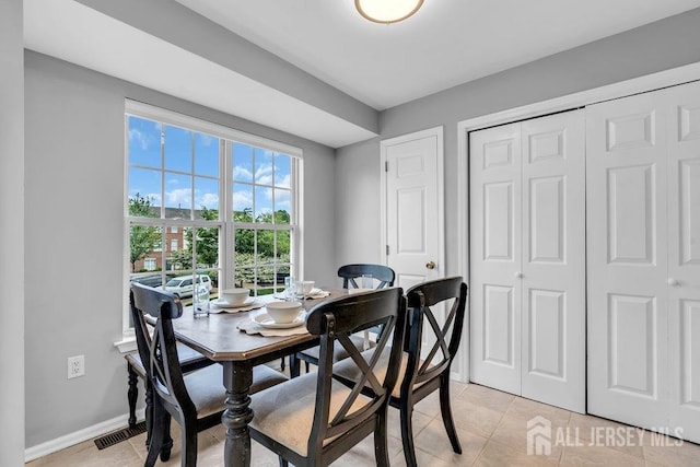 3 Kuczynski Dr, Sayreville, NJ 08859 - dining room with light tile patterned floors and baseboards
