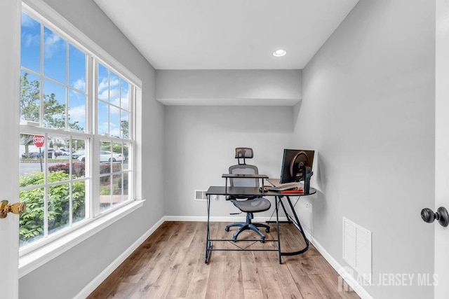 3 Kuczynski Dr, Sayreville, NJ 08859 - office area featuring baseboards and wood finished floors