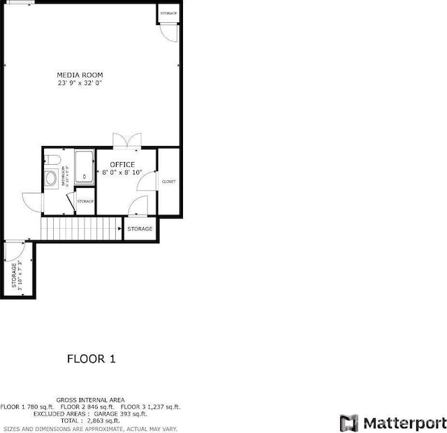 floor plan / room layout