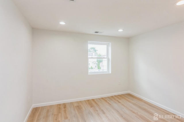 17-1/2 Thomas St, South River, NJ 08882 - spare room featuring light wood finished floors and recessed lighting