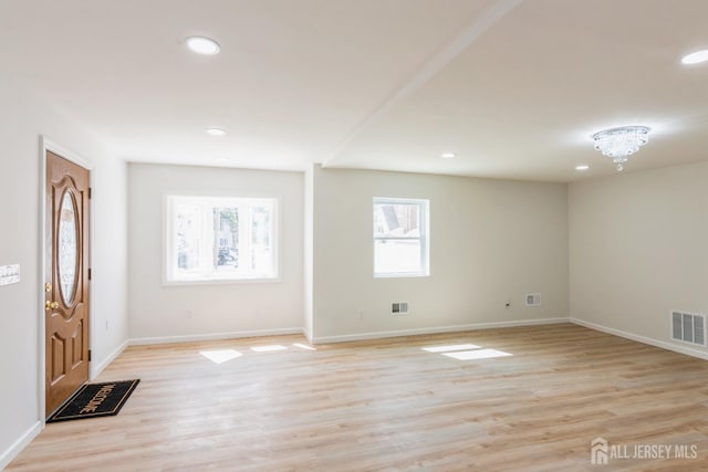 17-1/2 Thomas St, South River, NJ 08882 - entryway with light wood finished floors and recessed lighting