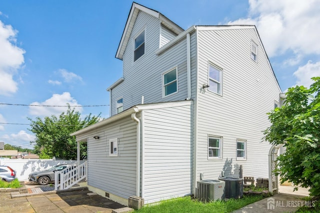 17-1/2 Thomas St, South River, NJ 08882 - view of side of home featuring a central air condition unit