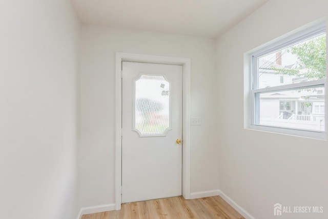 17-1/2 Thomas St, South River, NJ 08882 - entryway with light wood-style floors and baseboards