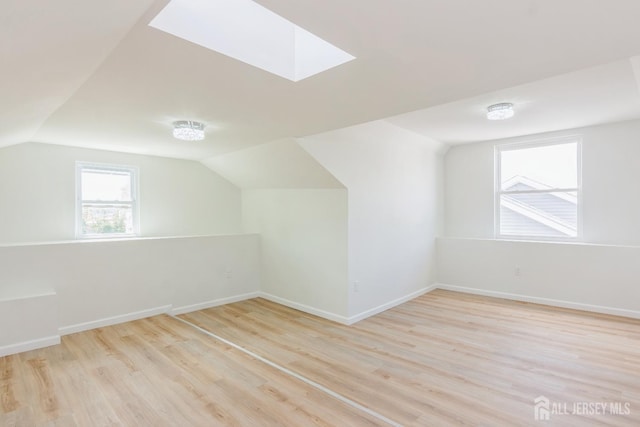 17-1/2 Thomas St, South River, NJ 08882 - bonus room with wood finished floors, lofted ceiling, and a skylight