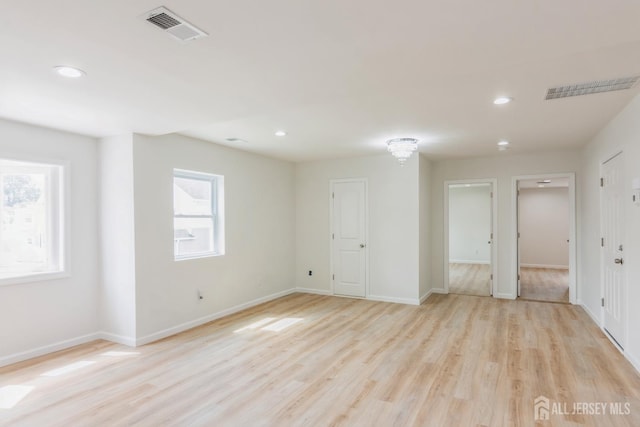 17-1/2 Thomas St, South River, NJ 08882 - empty room with recessed lighting and light wood-type flooring