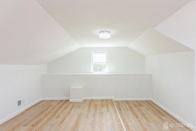 17-1/2 Thomas St, South River, NJ 08882 - additional living space with light wood-style flooring and lofted ceiling