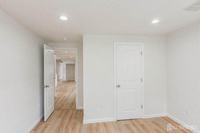 17-1/2 Thomas St, South River, NJ 08882 - empty room featuring light wood-style flooring and recessed lighting